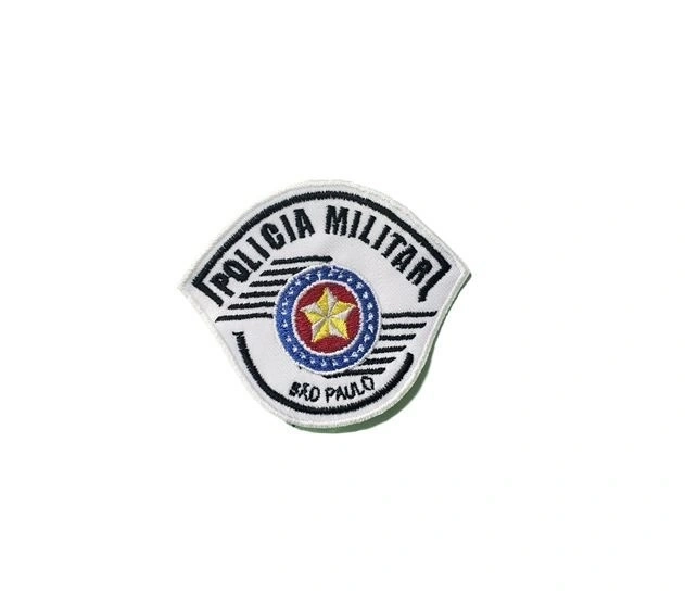 Brasão Símbolo da Polícia Militar São Paulo (Bordado)