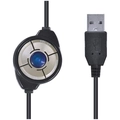 Fone de Ouvido Headset Corp Usb Com Microfone - Preto - Vk390