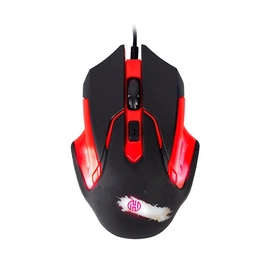Mouse Usb Gamer C/ Fio Dpi800/1200/1600/2400 Gx-57r Vermelho Hoopson