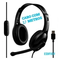Headset Comunicador USB Profissional com Placa de Som, Edifier Áudio Digital e Microfone - K800-usb