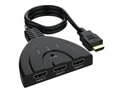 Divisor Hdmi, Switch 3x1, Adaptador Cabo 3 Entradas E 1 Saída