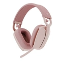 Headset Logitech Zone Vibe 100 Rosé Sem Fio - 981-001223