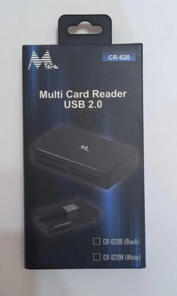 Leitor de Cartão 2.0 Multicard 6 Em 1 Cr-620B Preto - MTek