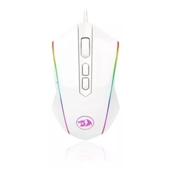 Mouse Gamer Memeanlion Chroma RGB 8 Botões 10000DPI Usb - Branco M710w-rgb - Redragon