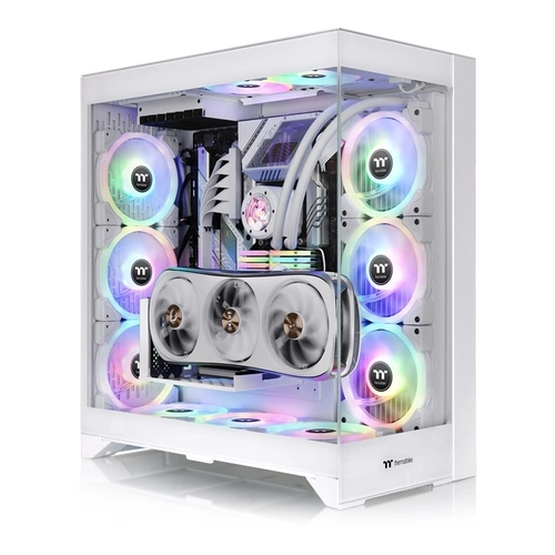 Gabinete Gamer Thermaltake Cte E600 MX Snow, Laterais de Vidro, Full-Tower, Sem fans, branco - CA-1Y3-00M6WN-00