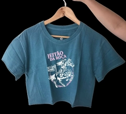 Cropped Stone Manga Curta “Jeitão da Roça”