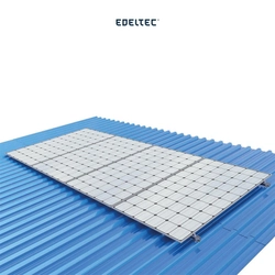 Estrutura P/ 4 Mod. Edeltec Solar Fibrometal Autobrocante (s/ Perfil)