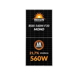 Modulo Solar Resun 560w Rs8i-560m-f30 144 Cells Mono - 740 Un/cntr