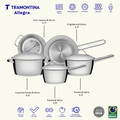 JOGO DE PANELAS COOKWARE ALLEGRA 5PC TRAMONTINA INOX