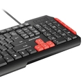 Teclado Multilaser Gamer Multimidia Red Keys - TC160