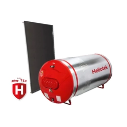 Kit Aquecimento Solar - 200 Litros - Alta Pressão p/ Água Agressiva - Reservatório INOX 316L  - HELIOTEK