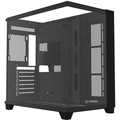 Gabinete Gamer Fortrek Clarity Full Glass Aquário Preto