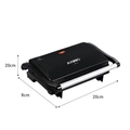 Grill Arno Compact Gpto Preto 127v