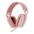 Headset Logitech Zone Vibe 100 Rosé Sem Fio - 981-001223