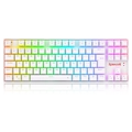 Teclado Mecânico Gamer Redragon Kumara Pro Wireless RGB White - K552RGB-BRS-W (PT-RED)