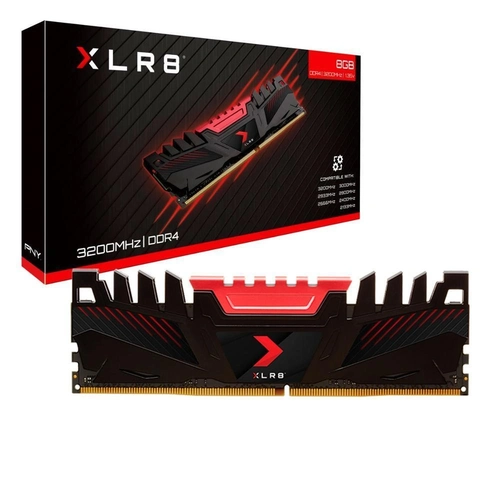 Memória DDR4 PNY XLR8 Gaming, 8GB, 3200MHZ, MD8GD4320016XR