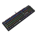 Teclado Mecânico Gamer Redragon Valheim Rainbow Preto Switch Azul - K608-R PT-BLUE