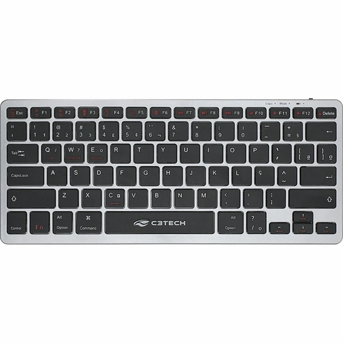 Teclado Bluetooth Recarregável C3tech - K-bt50bk