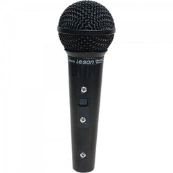 Microfone Vocal Leson Sm58 P4bk Profissional Preto Fosco