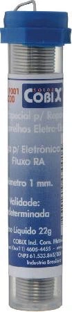 Solda Cobix Tubinho 63x37 1.0mm 22g (36 Unidades)
