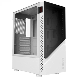 Gabinete Gamer Pcyes Set White Ghost - GSWGPBR
