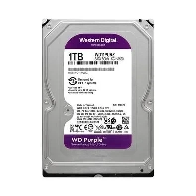 HD 1TB Western Digital Purple Sata III 64mb 5400rpm - Wd11purz