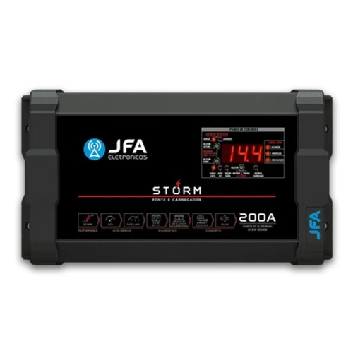 Fonte e Carregador De Bateria Jfa Automotivo Bob Storm 200a Bivolt