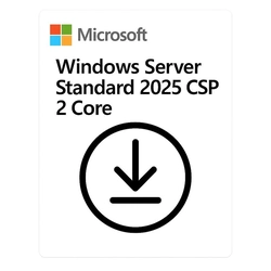 Windows Server Standard 2025 Microsoft 2 Core Perpétuo Csp - Dg7gmgf0pwhc-006