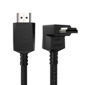 Cabo Hdmi 2.1 Pcyes Conector 90º Vertical - Preto - 3m - Nylon - Ph21-3vnp-f
