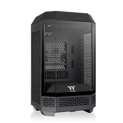Gabinete Thermaltake Mini Tower 250 , Painel de Vidro,  2x Fans 120mm, Black - CA-1Z9-00S1WN-00
