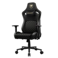 Cadeira Gamer Cougar Defensor Gold F, Preto e Gold - 3MDFFGLB.0001