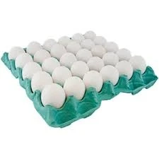 Cartela De Ovos Brancos Com 30 Unidades