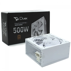 Fonte Duex 500SE+, 500W, 80 Plus Bronze, PFC Ativo, Branco - DX500FSE+