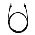 Patch Cord Cabo de Rede CAT6 2.5M PlusCable Preto - PC-ETH6U25BK