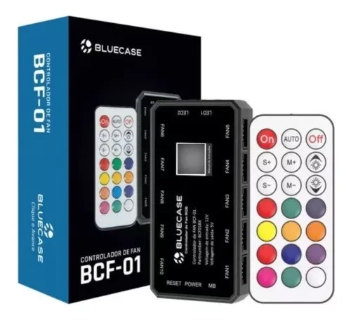 CONTROLADOR DE FAN BCF-03 BLUECASE - BOX COM CONTROLE REMOTO