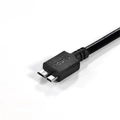 Cabo para Hd Externo Usb a 3.0 Macho para Micro Usb b 3.0 (10 Pinos) Macho 28awg Puro Cobre 3 Metros - Puamcm3-3