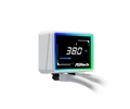 Water Cooler Asrock Challenger White 360 Digital Branco 360mm Argb Com Display