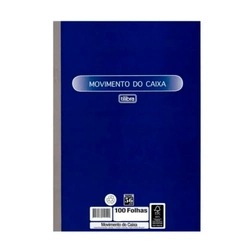 Livro Movimento Do Caixa Pequeno Com 100 Folhas Tilibra