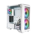 Gabinete Cooler Master Haf 500 Lateral Vidro Temperado - 2 Fans Argb 200mm Led Argb - Branco - H500-wgnn-s00