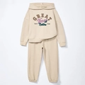 Conjunto Moletom com Capuz e Calça Great Times Bege Hering - Feminino