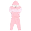 Conjunto Moletom Bebê Rosa Bambini Randa Mundu - Feminino