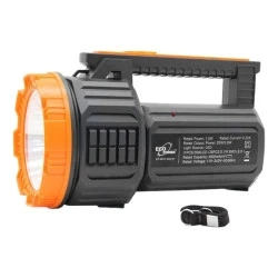 Lanterna Farolete Ecopower EP-2616 Led Bivolt - Cor Preto e laranja