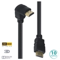 Cabo Hdmi Macho 2.0 4k 1 Conector 90º - 10 Metros - H2090-10