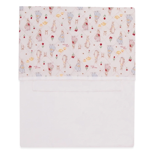 Jogo de Lençol de Berço Suedine Feminino – Rose Garden