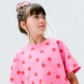 Blusa Oversized + Scrunchie Hering Feminina - Rosa