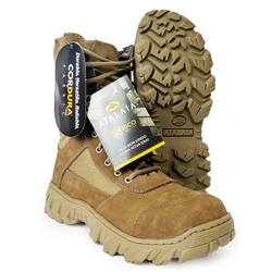 Coturno Cobra Patriota Atalaia - Coyote (Com Zíper)