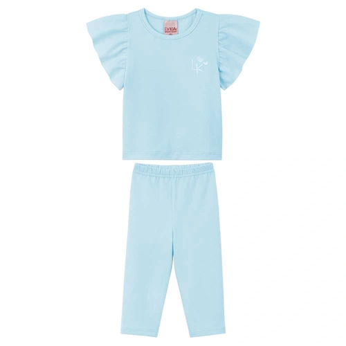 Conjunto Blusinha Manga Curta e Calça Legging Lik Kids - Menina