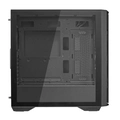 Gabinete Gamer Cougar, Uniface, Lateral de Vidro, MID-Tower, 2x Fans, Black - 385C780.0005