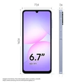 Smartphone Samsumg Galaxy A07 A075M , Tela 6.7