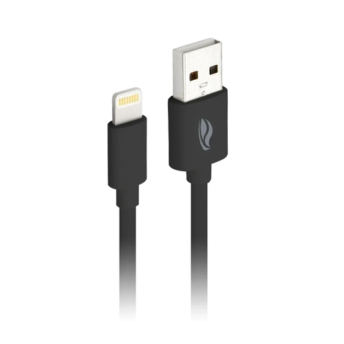 Cabo Usb Lightning C3tech 2A 2 Metros Preto - Cb-l20bk